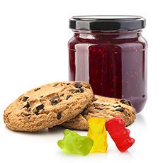 Produits de supermarchés : épicerie sucrée